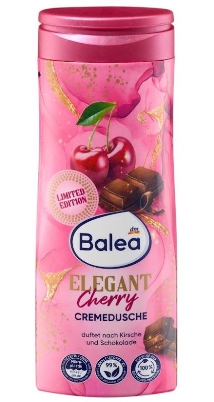 Гель для душу Balea Balea Elegant Cherry Cream Shower вишня та шоколад 300мл Німеччина 4066447873115