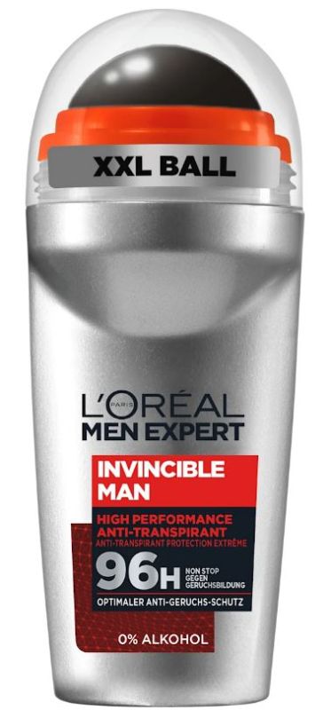 Дезодорант для чоловіків кульковий L'oreal Invincible Paris Men Expert 96h 50мл Франція 3600523741427