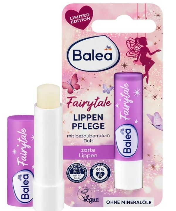 Бальзам для губ Denkmit Balea Fairytale з олією ши та кокосовою олією 4.8г. 4066447874549