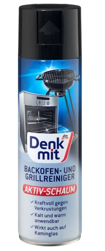 Средство для чистки духовок и грилей Denkmit Backofen und Grillreiniger с активной пеной 500мл. 4066447789911